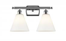  516-2W-PC-GBC-81 - Berkshire - 2 Light - 18 inch - Polished Chrome - Bath Vanity Light