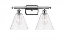  516-2W-PC-GBC-82 - Berkshire - 2 Light - 18 inch - Polished Chrome - Bath Vanity Light