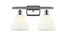  516-2W-PC-GBD-751 - Bristol - 2 Light - 18 inch - Polished Chrome - Bath Vanity Light