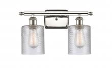  516-2W-PN-G112 - Cobbleskill - 2 Light - 15 inch - Polished Nickel - Bath Vanity Light