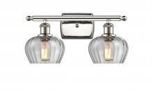  516-2W-PN-G92 - Fenton - 2 Light - 17 inch - Polished Nickel - Bath Vanity Light