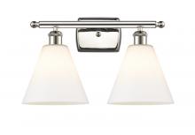  516-2W-PN-GBC-81 - Berkshire - 2 Light - 18 inch - Polished Nickel - Bath Vanity Light