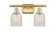  516-2W-SG-G2511 - Caledonia - 2 Light - 15 inch - Satin Gold - Bath Vanity Light