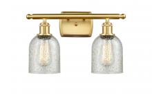  516-2W-SG-G259 - Caledonia - 2 Light - 15 inch - Satin Gold - Bath Vanity Light