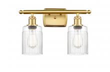  516-2W-SG-G342 - Hadley - 2 Light - 15 inch - Satin Gold - Bath Vanity Light