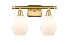  516-2W-SG-G651-6 - Cindyrella - 2 Light - 16 inch - Satin Gold - Bath Vanity Light