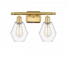  516-2W-SG-G652-6 - Cindyrella - 2 Light - 16 inch - Satin Gold - Bath Vanity Light