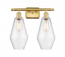  516-2W-SG-G654-7 - Cindyrella - 2 Light - 17 inch - Satin Gold - Bath Vanity Light