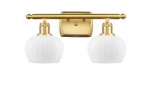  516-2W-SG-G91 - Fenton - 2 Light - 17 inch - Satin Gold - Bath Vanity Light