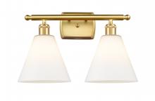  516-2W-SG-GBC-81 - Berkshire - 2 Light - 18 inch - Satin Gold - Bath Vanity Light