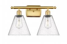  516-2W-SG-GBC-84 - Berkshire - 2 Light - 18 inch - Satin Gold - Bath Vanity Light