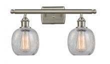  516-2W-SN-G105 - Belfast - 2 Light - 16 inch - Brushed Satin Nickel - Bath Vanity Light