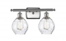  516-2W-SN-G362 - Waverly - 2 Light - 16 inch - Brushed Satin Nickel - Bath Vanity Light