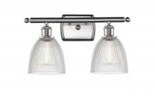  516-2W-SN-G382 - Castile - 2 Light - 16 inch - Brushed Satin Nickel - Bath Vanity Light