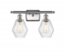  516-2W-SN-G654-6 - Cindyrella - 2 Light - 16 inch - Brushed Satin Nickel - Bath Vanity Light