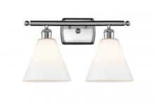  516-2W-SN-GBC-81 - Berkshire - 2 Light - 18 inch - Brushed Satin Nickel - Bath Vanity Light