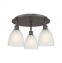  516-3C-OB-G381 - Castile - 3 Light - 18 inch - Oil Rubbed Bronze - Flush Mount