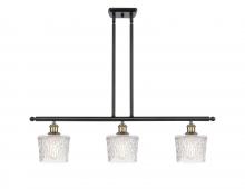  516-3I-BAB-G402 - Niagara - 3 Light - 36 inch - Black Antique Brass - Cord hung - Island Light