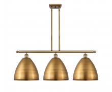  516-3I-BB-MBD-12-BB - Bristol - 3 Light - 39 inch - Brushed Brass - Cord hung - Island Light