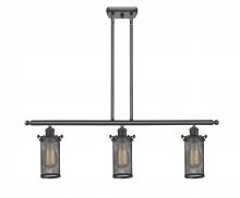  516-3I-OB-CE219 - Bleecker - 3 Light - 36 inch - Oil Rubbed Bronze - Cord hung - Island Light