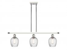  516-3I-WPC-G292-LED - Salina - 3 Light - 36 inch - White Polished Chrome - Cord hung - Island Light