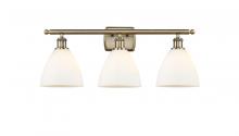 Innovations Lighting 516-3W-AB-GBD-751-LED - Bristol - 3 Light - 28 inch - Antique Brass - Bath Vanity Light