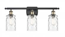  516-3W-BAB-G352 - Candor - 3 Light - 25 inch - Black Antique Brass - Bath Vanity Light