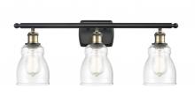  516-3W-BAB-G394 - Ellery - 3 Light - 25 inch - Black Antique Brass - Bath Vanity Light