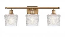  516-3W-BB-G402-LED - Niagara - 3 Light - 27 inch - Brushed Brass - Bath Vanity Light