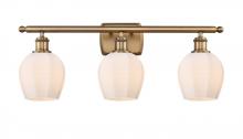  516-3W-BB-G461-6 - Norfolk - 3 Light - 26 inch - Brushed Brass - Bath Vanity Light