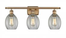  516-3W-BB-G82 - Eaton - 3 Light - 26 inch - Brushed Brass - Bath Vanity Light