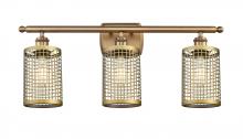  516-3W-BB-M18-BB - Nestbrook - 3 Light - 25 inch - Brushed Brass - Bath Vanity Light