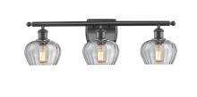  516-3W-BK-G92 - Fenton - 3 Light - 27 inch - Matte Black - Bath Vanity Light