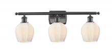  516-3W-OB-G461-6 - Norfolk - 3 Light - 26 inch - Oil Rubbed Bronze - Bath Vanity Light