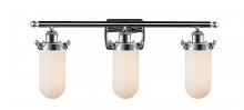  516-3W-PC-CE231-W - Kingsbury - 3 Light - 24 inch - Polished Chrome - Bath Vanity Light