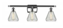  516-3W-PC-G275 - Conesus - 3 Light - 26 inch - Polished Chrome - Bath Vanity Light