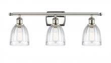  516-3W-PN-G442 - Brookfield - 3 Light - 26 inch - Polished Nickel - Bath Vanity Light