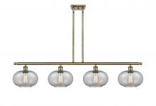  516-4I-AB-G247 - Gorham - 4 Light - 48 inch - Antique Brass - Cord hung - Island Light