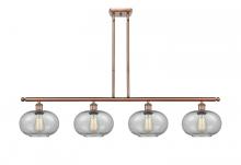  516-4I-AC-G247 - Gorham - 4 Light - 48 inch - Antique Copper - Cord hung - Island Light