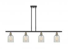  516-4I-BAB-G2511 - Caledonia - 4 Light - 48 inch - Black Antique Brass - Cord hung - Island Light