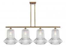  516-4I-BB-G212 - Springwater - 4 Light - 50 inch - Brushed Brass - Cord hung - Island Light