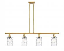  516-4I-SG-G352-LED - Candor - 4 Light - 48 inch - Satin Gold - Cord hung - Island Light