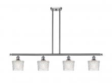  516-4I-SN-G402 - Niagara - 4 Light - 48 inch - Brushed Satin Nickel - Cord hung - Island Light