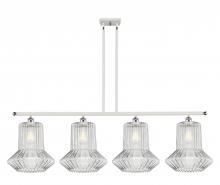  516-4I-WPC-G212 - Springwater - 4 Light - 50 inch - White Polished Chrome - Cord hung - Island Light