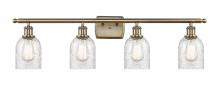  516-4W-AB-G259 - Caledonia - 4 Light - 35 inch - Antique Brass - Bath Vanity Light