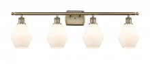  516-4W-AB-G651-6 - Cindyrella - 4 Light - 36 inch - Antique Brass - Bath Vanity Light