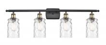  516-4W-BAB-G352 - Candor - 4 Light - 35 inch - Black Antique Brass - Bath Vanity Light