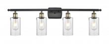  516-4W-BAB-G804 - Clymer - 4 Light - 34 inch - Black Antique Brass - Bath Vanity Light