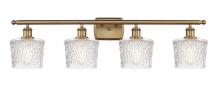  516-4W-BB-G402 - Niagara - 4 Light - 37 inch - Brushed Brass - Bath Vanity Light