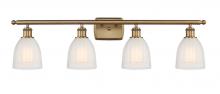  516-4W-BB-G441 - Brookfield - 4 Light - 36 inch - Brushed Brass - Bath Vanity Light